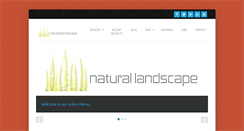Desktop Screenshot of naturallandscapeservice.com
